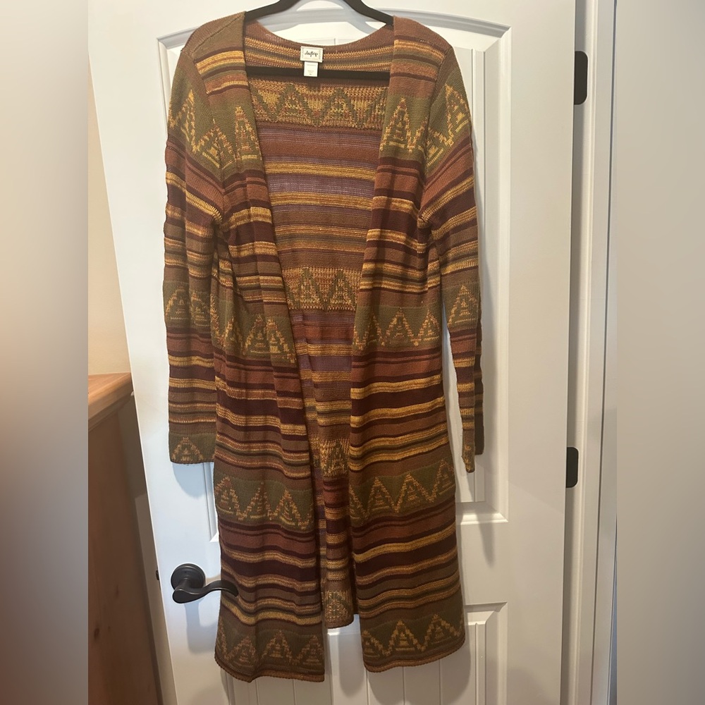 Daytrip Earthy Knit Southweatern long cardigan.  Size X-Large
